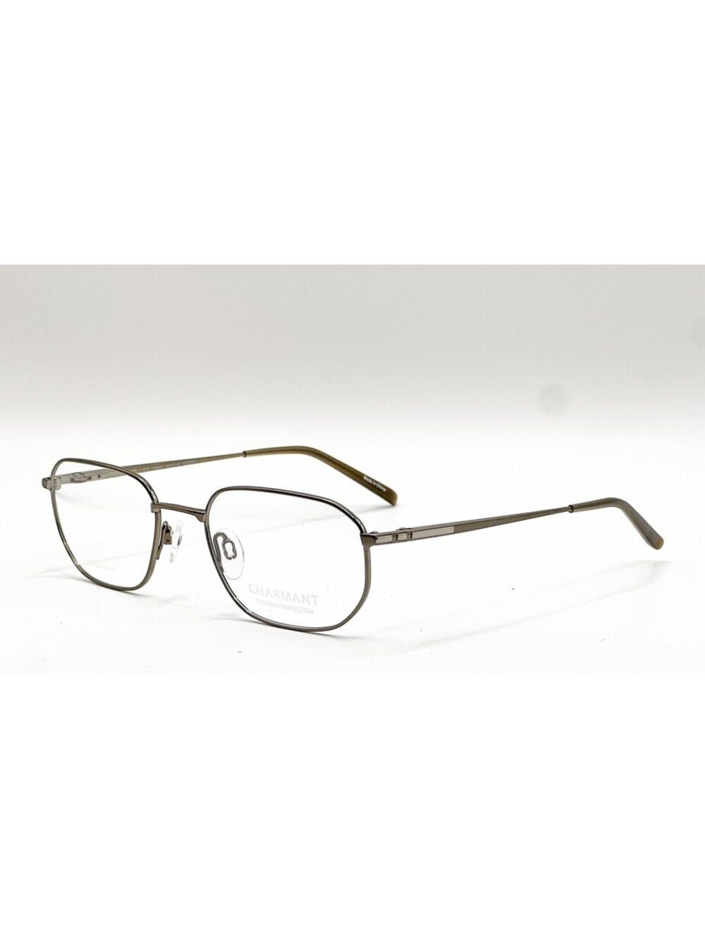 Charmant CH10787 OL Olive Rectangle Authentic Eyeglass Frames 53-20-140